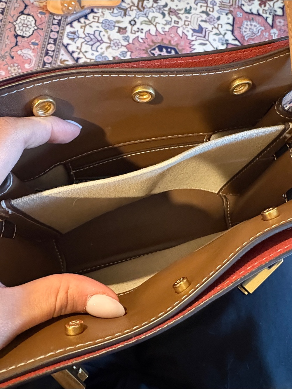 Tory Burch Lee Radziwill Petite Double Bag - Picture 5 of 7